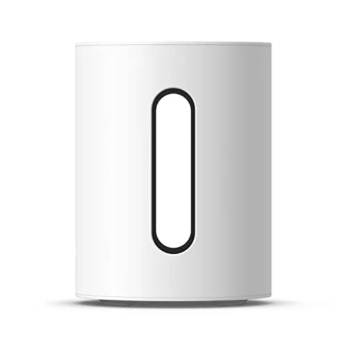 SONOS Sub Mini (weiss) - Tiefer Bass für TV und Musik, einfache Einrichtung mit Sonos App und elegantes Design
