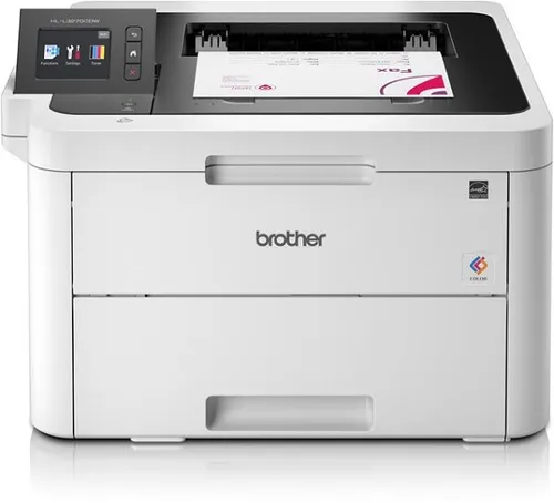 Brother HL-L3270CDW Farblaserdrucker A4 - Farblaserdrucker mit 2400x600dpi, bis zu 24 Seiten/Min., Duplexdruck und vielseitigen Anschlussmöglichkeiten wie USB, Netzwerk, WLAN und NFC – ideal für Ihr Büro.