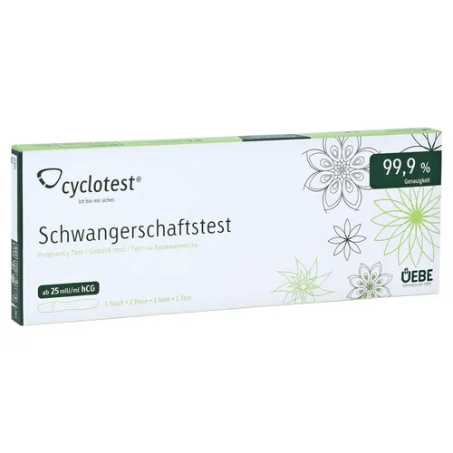 Cyclotest Schwangerschaftstest 25 mlU/ml 1 St