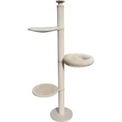 Active Cats Kratzbaum Domestic - Eleganter Deckenspanner mit 3 Schlafplätzen - Der platzsparende Deckenspanner für aktive Katzen! Mit bis zur Decke reichenden Klettermöglichkeiten und robusten Sisalstämmen bietet dieser Kratzbaum sicheren Rückzugsort und viel Abwechslung. Ideal für jede Wohnung!