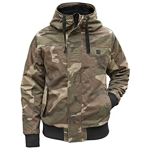 Brandit Winterjacke Grizzly light woodland - L