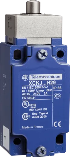 Telemecanique XCKJ161H29 Endschalter - Sonstiges Elektromaterial, robust und wasserdicht nach IP67, ideal für industrielle Anwendungen und zuverlässige Schaltvorgänge.