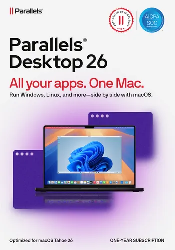 Parallels Desktop 20 für Mac - Windows auf Mac ausführen - Betriebssysteme: Mit Parallels Desktop 20 nutzen Sie Windows-Apps nahtlos neben macOS-Apps. Schnelle Leistung, einfache Bedienung und kostenloses Upgrade im Abo – ideal für maximale Produktivität!