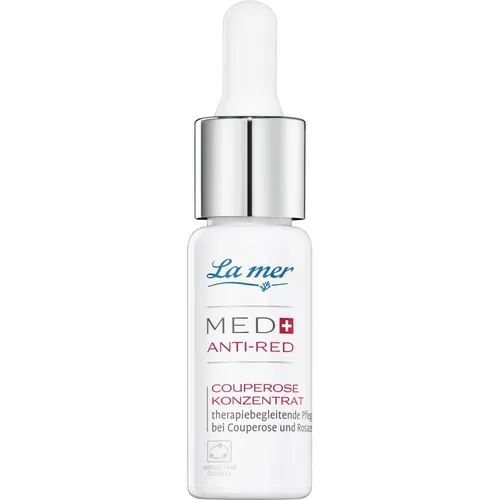 La mer Cuxhaven Med+ Anti-Red Couperose Konzentrat 15 ml - Sonstige Gesichtspflegeartikel, intensiv gegen Rötungen und für einen ebenmäßigen Teint, beruhigt die Haut und stärkt Gefäßwände.