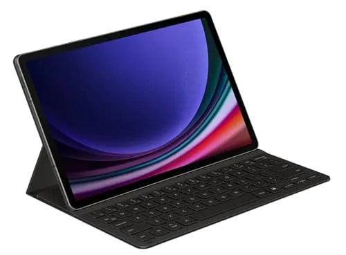 SAMSUNG Book Cover Keyboard Slim Tablet Tasche mit Tastatur für Galaxy Tab S9 | S9 FE | S10 FE Schwarz