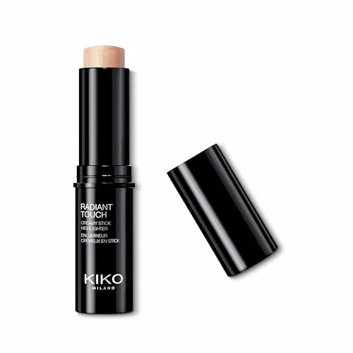 KIKO Milano Radiant Touch Creamy Stick Highlighter 100, Aufheller-Stick: Cremige Textur Mit Strahlendem Finish