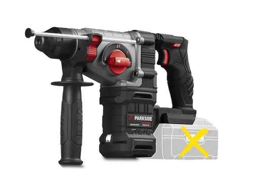 PARKSIDE PERFORMANCE X20V Akku Kombihammer Bohrhammer 20 V - Akkuschrauber mit leistungsstarkem 20 V Lithium-Ionen Akku, ideal für vielseitige Anwendungen dank Schnellspannfutter und zusätzlichem Griff für optimalen Komfort.