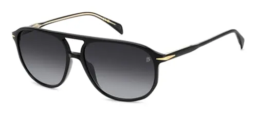 DAVID BECKHAM Unisex DB 1159/S Sonnenbrille, Black, 58