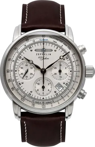 Zeppelin 8620-1 Herrenuhr 100 Jahre Zeppelin Autom. Chrono Sternwarte Glashütte 42mm 5ATM