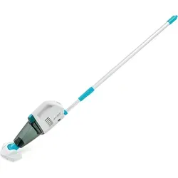 Intex ZR100 Handheld Pool Vacuum - Handpoolsouger mit wiederaufladbarem Akku, ideal für oberirdische Pools und Spas, bietet 50 Minuten Laufzeit und kommt mit Teleskopstange und zwei Saugköpfen.