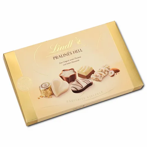  Lindt Pralines Hell, Schokolade, 200g Packung 62,60€/1kg