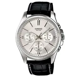 Herren Uhr Casio MTP-1375L-7A - Weiß/Silber