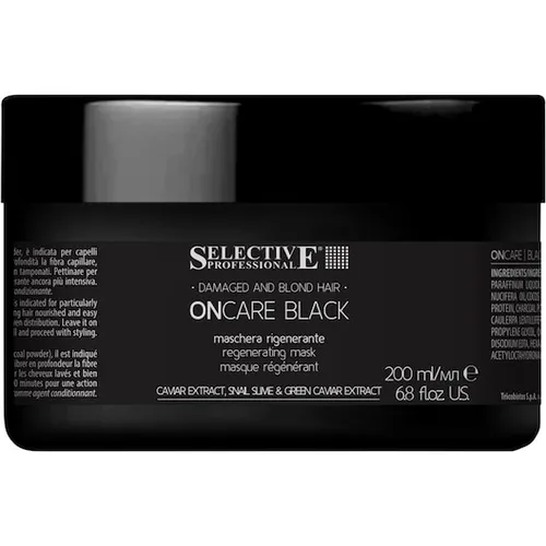 Selective-Professional Haarpflege OnCare-BlackRegenerating Mask For Damaged & Blonde Hair 200 ml (92,80 € / 1 l)