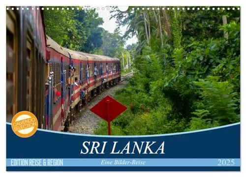 Sri Lanka - Eine Bilder-Reise (Wandkalender 2025 DIN A3 quer), CALVENDO Monatskalender