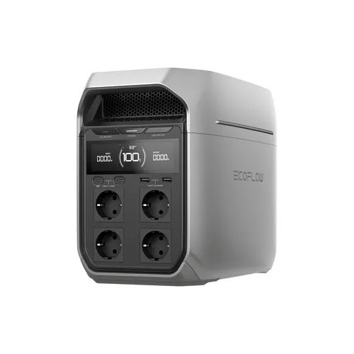EcoFlow DELTA 3 Plus Powerstation - Leistungsstarke Powerstation mit 1024 Wh Kapazität, ideal für Camping und Balkonkraftwerke. Schnelles Laden in 56 Minuten und einfache Handhabung sichern maximale Flexibilität und Unabhängigkeit.