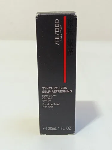 Shiseido Synchro Skin Self-Refreshing Foundation SPF 30, 160 Shell - Make-up Foundation mit SPF 30, selbstauffrischend und federleicht für ein natürliches Finish, das den ganzen Tag hält - ideal für aktive Tage.