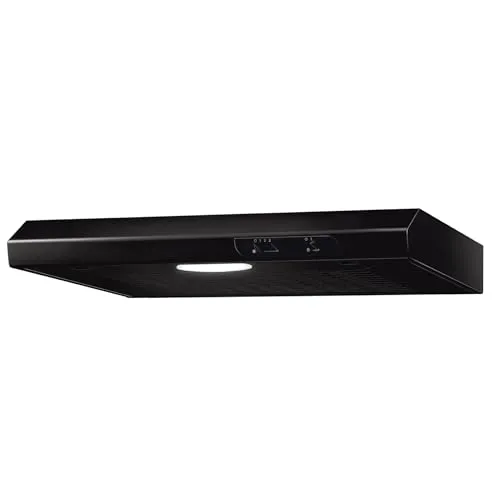 respekta DH 630 SL Unterbauhaube, 60cm, 3 Geschwindigkeitsstufen - Dunstabzugshaube in elegantem Schwarz, bietet 3 Geschwindigkeitsstufen für optimale Luftreinigung und sorgt für eine frische Küchenatmosphäre.
