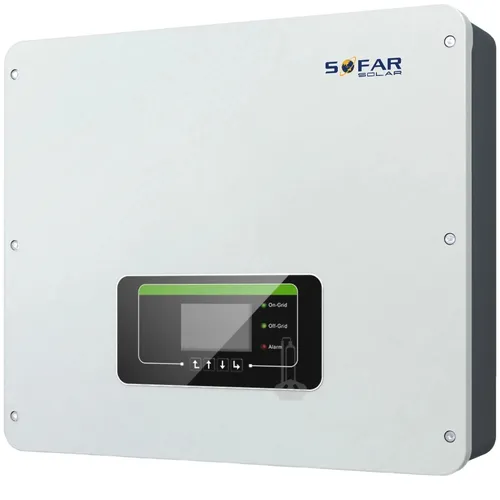 Sofar Solar HYD EP LV 3-6 kW Wechselrichter - Hybrid Wechselrichter für 48V Solar Anlagen, ideal für Elektronik-Reservestrom mit LCD-Bildschirm und Kontrollleuchte.