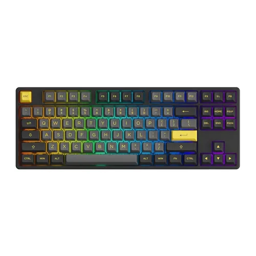 Akko Black&Gold 5087B Plus, Kabellose Mechanische Tastatur, CS Silver US