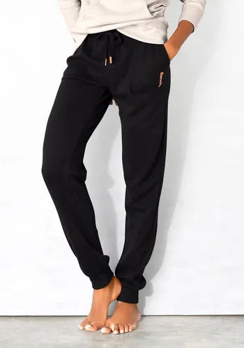 Loungehose BENCH für Damen, Größe 36/38 - Stoffhosen für Damen. Bestseller von Bench mit praktischen Eingrifftaschen und regulierbarem Kordelzug. Ideal für gemütliche Tage zuhause oder entspannte Freizeitaktivitäten.