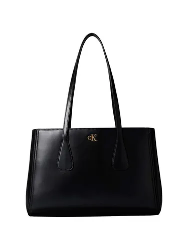 Calvin Klein CK Medium Shopper Tasche 36 cm - Grau - Moderne Calvin Klein CK Medium Shopper Tasche in Grau, ideal für den täglichen Gebrauch mit viel Stauraum und stilvollem Design.