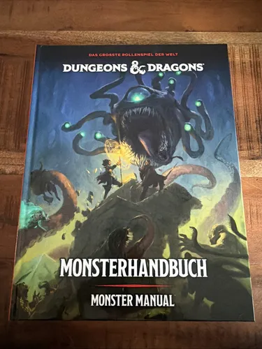 Wizards Of The Coast Dungeons Rpg Monsterhandbuch 2024 - Gesellschaftsspiel: Das größte D&D-Monsterhandbuch mit über 500 Kreaturen und 75 neuen Monstern für spannende Abenteuer in Dungeons & Dragons!