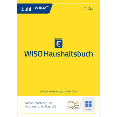 Buhl Data Service Buhl Data WISO Haushaltsbuch 2024 Download Code (1 User, 1 Geräte/User, unbegrenzt) (DL42936-24)