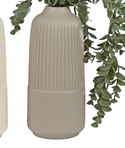 formano Dekovase Candy, Höhe: 26cm, Farbe: Braun, Motiv: Relief