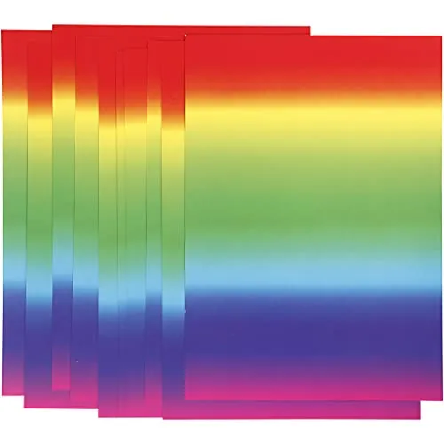 Regenbogenkarten, A4, 21 x 30 cm, 180 g, 10 Blatt
