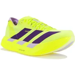 adidas Herren Adizero Adios Pro 4 – Wettkampfschuh in Gelb (Größe 41) - Hochwertiger Wettkampfschuh für optimale Effizienz und reaktive Dämpfung, ideal für schnelle Straßenrennen und persönliche Bestzeiten.