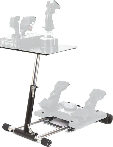 Deluxe V2 Halterung für Thrustmaster Hotas Warthog und Saitek X52/X55 - Befestigungslösung in Schwarz, ideal für ein stabilisiertes und präzises Spielerlebnis bei Flugsimulationen.