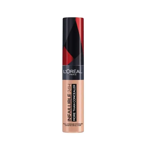 L'Oréal Paris Concealer zum Abdecken und Auffrischen, Für ein deckendes Finish und bis zu 16H Halt, Infaillible More Than Concealer, Farbe: 325 Bisque, 11 ml