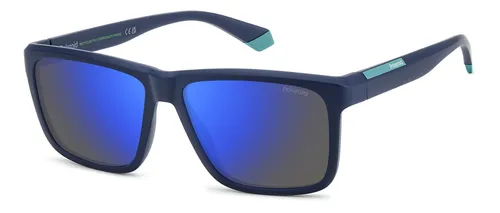 Polaroid Sonnenbrille PLD 2164/S FLL/5X - Stylische UV400 Sonnenbrille für Herren - Sonnenbrillen für Unisex Erwachsene mit polarisierten blauen Gläsern, ideal für optimalen UV-Schutz und klaren Sicht im Freien.