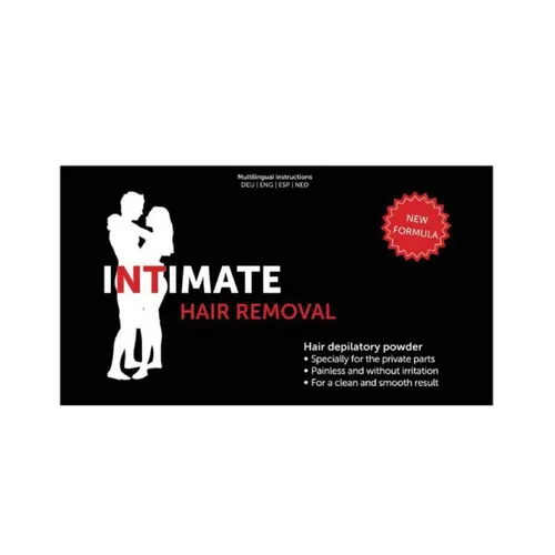 Intimate Haarentfernungspulver für den Intimbereich - Enthaarungscreme & Waxing, speziell für den Intimbereich entwickelt. Schmerzfrei und in nur 7-10 Minuten für langanhaltende Glätte sorgen. Ideal für Männer und Frauen!