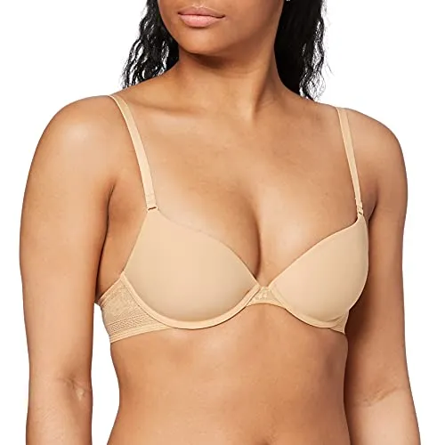 Sloggi Damen Zero Lace WHP Halbschalen BH , Beige (Cognac (Sh) , 70E