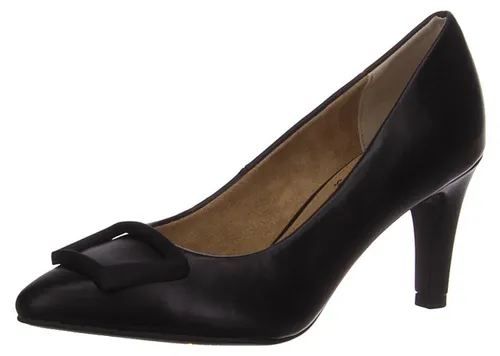 s.Oliver Pumps schwarz in Größe 36 - Elegante s.Oliver Damen Pumps in schwarz, ideal für Büro und Freizeit. Der 8 cm Trichterabsatz sorgt für eine feminine Silhouette. Hochwertiges Kunstleder und rutschfeste Gummisohle garantieren Komfort und Stil.