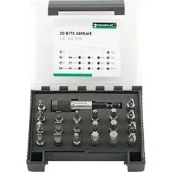 1/4" (6,3mm) Bit-Box 21-teilig