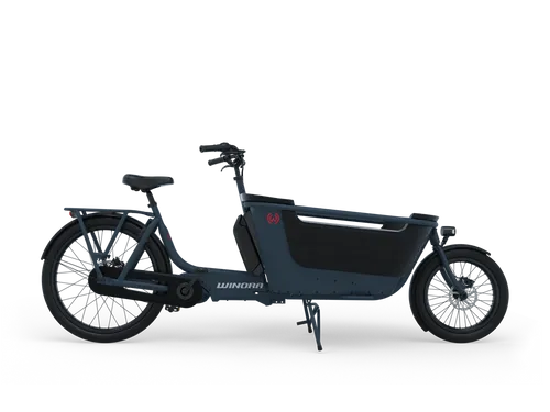 Winora F.U.B. 2W Lastenfahrrad E-Bike - Familienfreundliches Cargo-Bike mit 500Wh - Fahrrad Elektro-Räder, Pedelecs - Ideal für Familien mit Platz für bis zu 2 Kinder und 200 kg Zuladung, ausgestattet mit starkem Bosch Motor und sicherer Hartschaum-Box.