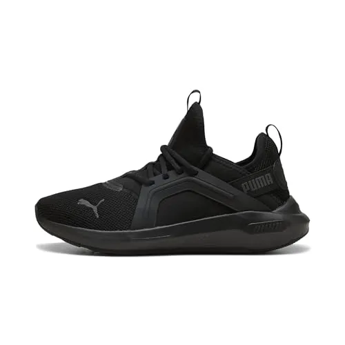 PUMA Unisex SOFTRIDE ENZO 5 Straßen-Laufschuh, Black-COOL Dark Gray, 45 EU - Laufschuhe mit niedrigem Schaft und hoher Dämpfung für optimalen Komfort, ausgestattet mit Gummizonen für bessere Traktion und stylischem PUMA Branding.