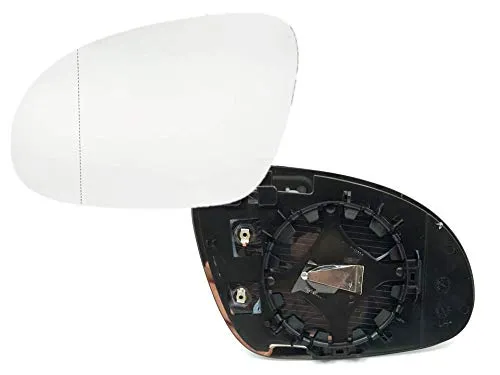 HZ-DESIGN Spiegelglas für Außenspiegel Glas Links beheizbar kompatibel mit Golf 5 V alle Golf 6 VI nur Variant