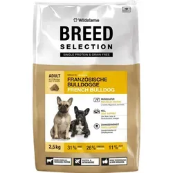 Wildsterne Breed French Bulldog Hundefutter | 2,5kg für gesunde Bulldoggen - Optimales Alleinfutter für Französische Bulldoggen ab 12 Monaten. Mit hochwertigem Rind als Proteinquelle, ohne Getreide. Unterstützt Muskelaufbau und Zahn- sowie Fellgesundheit.