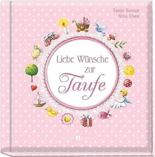 Liebe Wünsche zur Taufe (rosa)