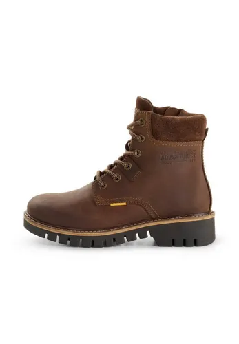 camel active Boots Crazy Horse/Split SCHOKO – Robuste Winterboots für Damen - Entdecke die camel active Damen-Boots aus hochwertigem Crazy Horse Leder. Mit sicherem Halt durch die Profilsohle und praktischem seitlichen Reißverschluss sind sie ideal für Abenteuer und den aktiven Alltag.