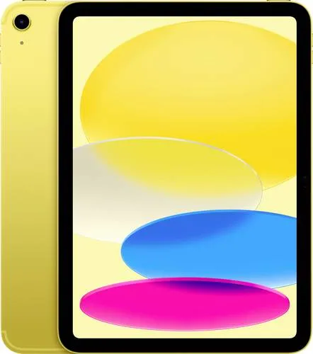 Apple iPad 10.9 (A16, 2025) WiFi + Cellular 256GB Gelb - Tablets mit A16 Chip, 11 Zoll Liquid Retina Display, 5G und USB-C Anschluss – ideal für Kreativität und Produktivität.