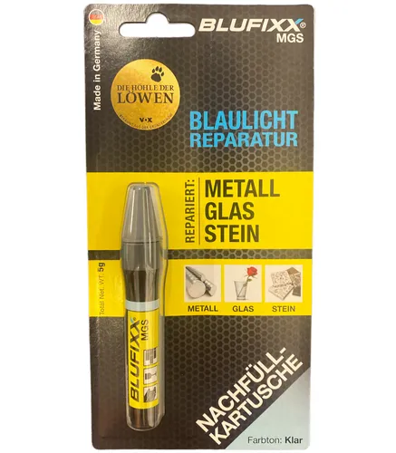 Blufixx MGS Nachfüllkartusche  Blaulicht Reparatur Farbton Klar, 5g