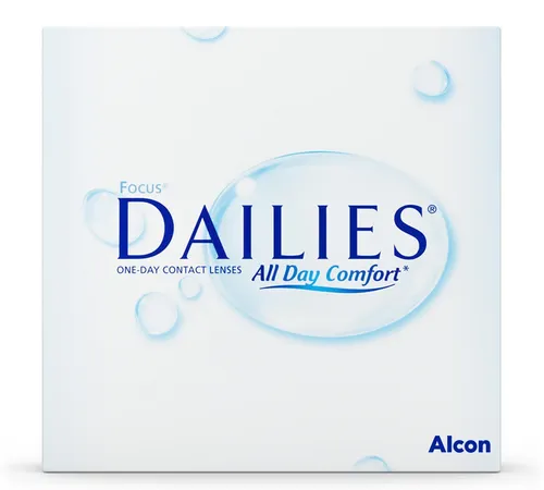 Focus® DAILIES® All Day Comfort Tageslinsen 90er Box - 5,75 - Kontaktlinsen mit hohem Tragekomfort und 69% Wassergehalt für bis zu 8 Stunden frisches Tragegefühl, ideal für Sport und Reisen.