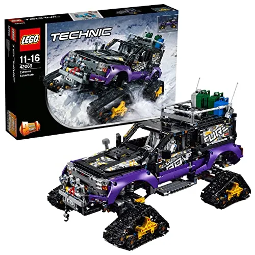 LEGO TECHNIC 42069 - Extremgeländefahrzeug 2-in-1 - Bauklötze & Bausteine: 2-in-1-Modell, das sich in eine Mobile Forschungsbasis umbauen lässt. Erlebe die griffigen Laufketten und das aufstellbare Dachzelt!