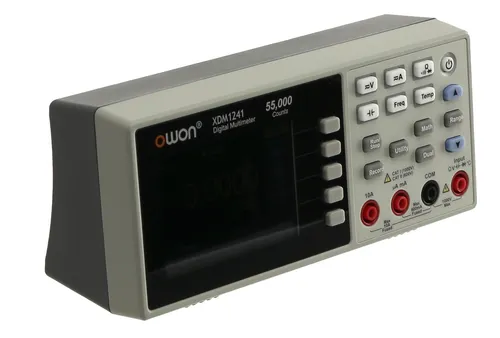 OWON XDM1241 Tisch-Multimeter - Multimeter mit TRMS-Funktion und 8,9 cm (3,5") LC-Display, ideal für präzise Messungen in Laboren und Werkstätten.