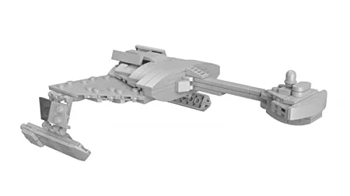 BlueBrixx Pro Star Trek Klingon K´Tinga Schlachtkreuzer – Mini-Modell aus 259 Klemmbausteinen – Detailliertes Replik des klingonischen Kriegsschiffs – Offiziell lizenziert – 100% kompatibel, 104565