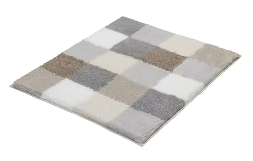 Kleine Wolke Badteppich Caro - Rutschhemmender Badteppich in Kaschmir, geeignet für Fußbodenheizung, ideal für ein sicheres und komfortables Badezimmer.